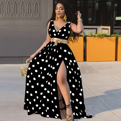 Sexy Dresses Plus Size Forked Club Dresses