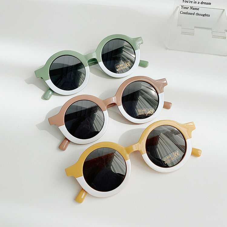 Children's Sunglasses Round Frame Sun Protection