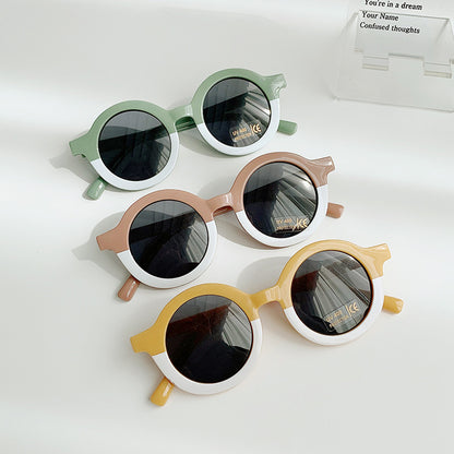 Children's Sunglasses Round Frame Sun Protection