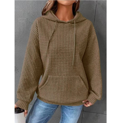 Fashion Waffle Hoodie Sweater