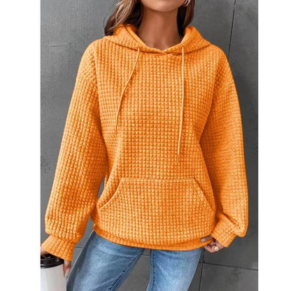 Fashion Waffle Hoodie Sweater
