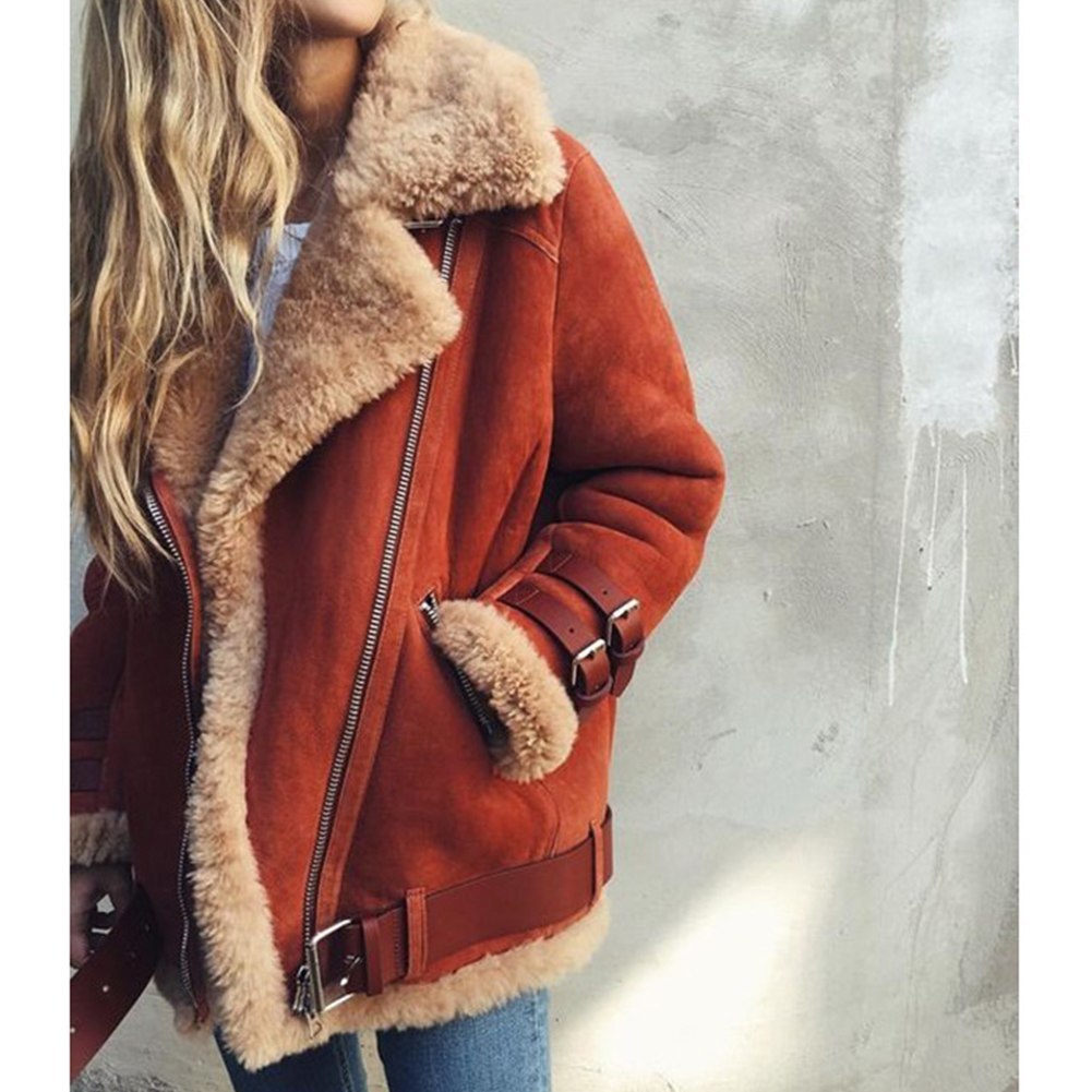 Plush winter jacket