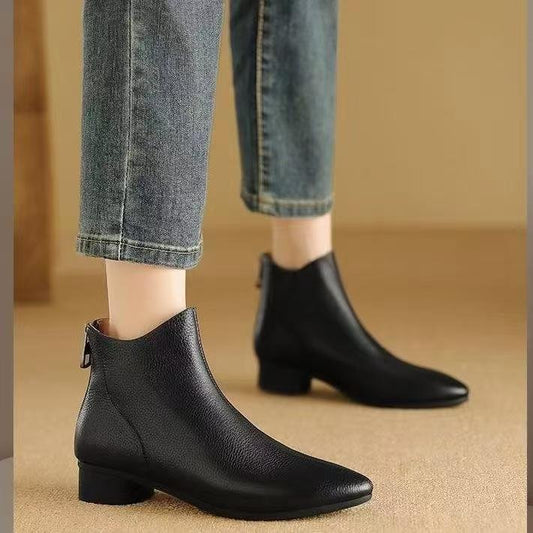Women's Thick Bottom Vintage Mid-calf Soft Bottom