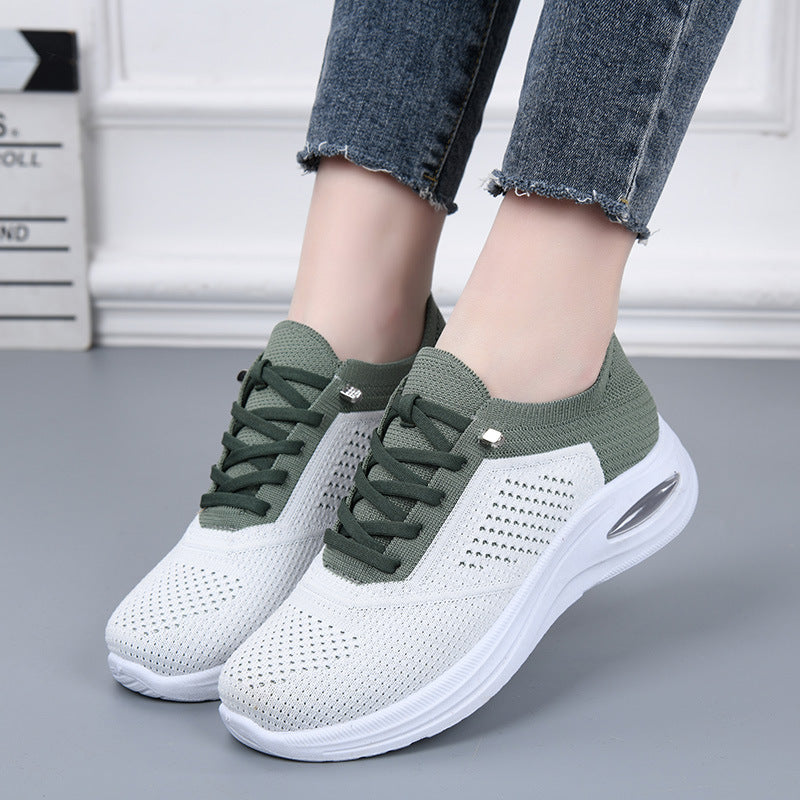 Breathable Mesh Surface Air Rocking Shoes
