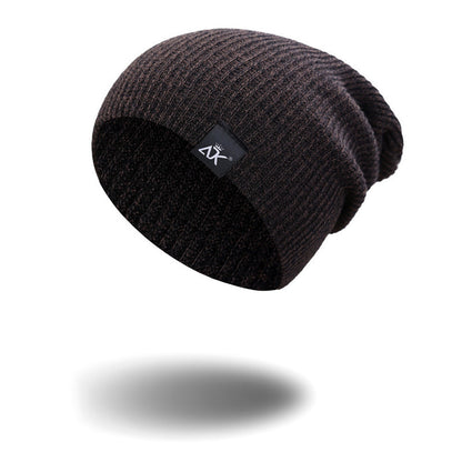 Fashionable Knitted Beanie, Winter Wool Elastic Hat
