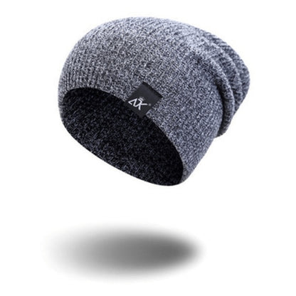 Fashionable Knitted Beanie, Winter Wool Elastic Hat