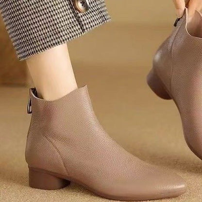 Women's Thick Bottom Vintage Mid-calf Soft Bottom