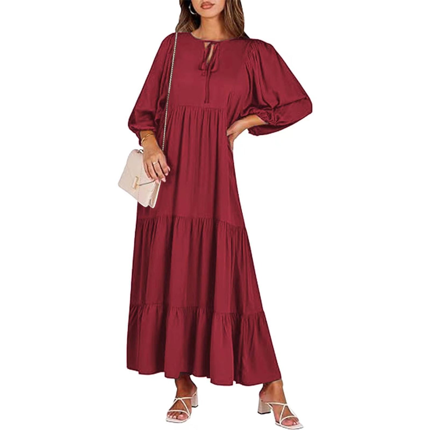 Summer Women's Vintage Printed Bohemian Dress
