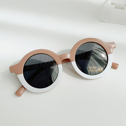 Children's Sunglasses Round Frame Sun Protection