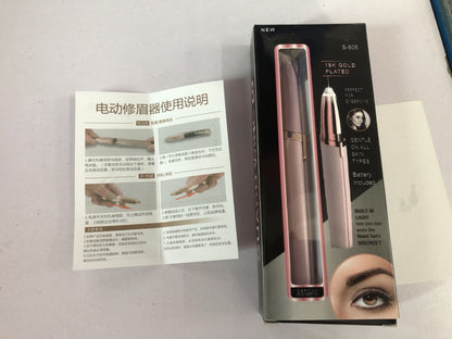 Mini Electric Eyebrow and Hair Remover with LED Light