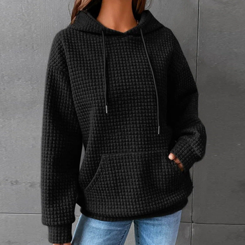 Fashion Waffle Hoodie Sweater