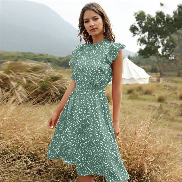 Women Summer Chiffon Long Dress