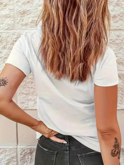 Cowgirl Floral Print T-shirt