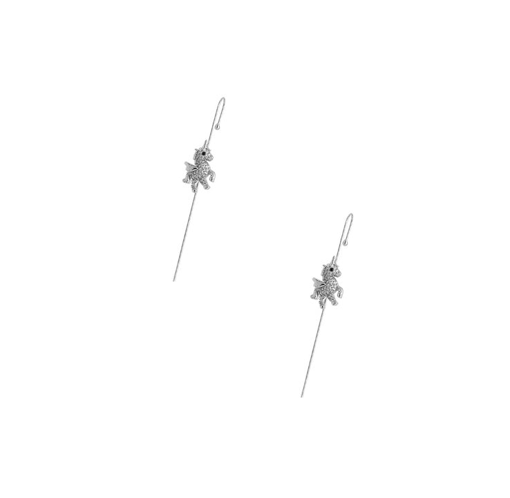 Glistening Ear Wrap Crawler Zircon Earrings Piercing Earrings Premium Earrings