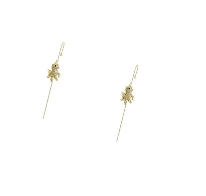 Glistening Ear Wrap Crawler Zircon Earrings Piercing Earrings Premium Earrings