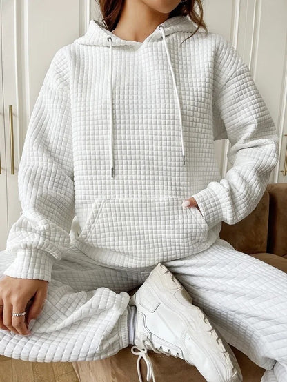 Fashion Waffle Hoodie Sweater