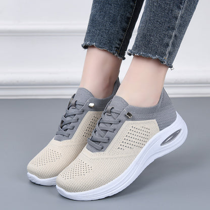 Breathable Mesh Surface Air Rocking Shoes