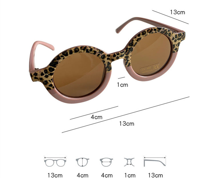 Children's Sunglasses Round Frame Sun Protection