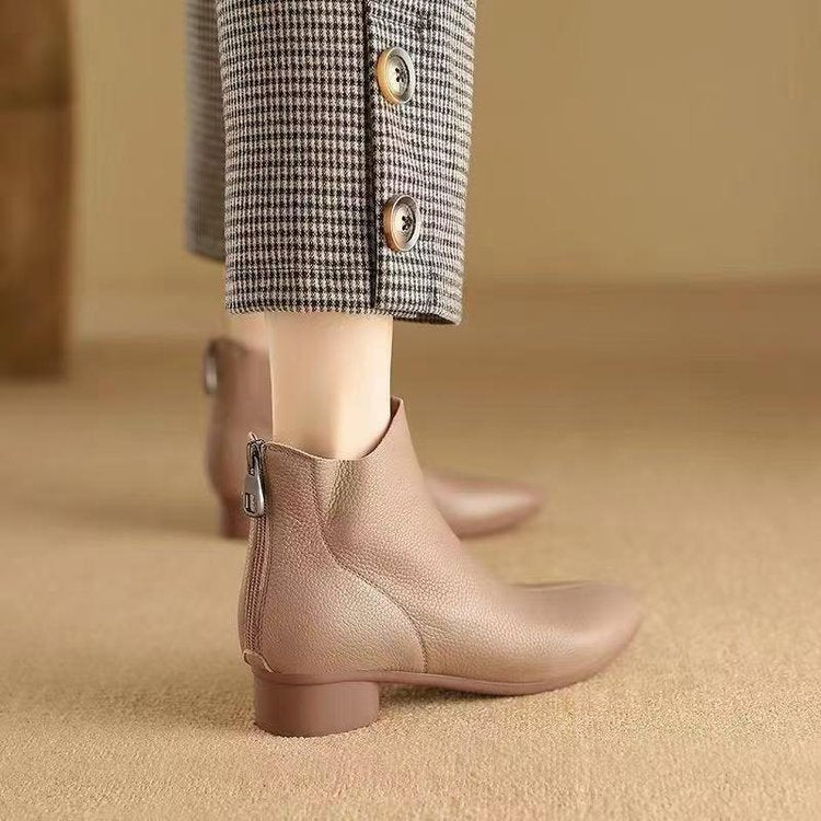 Women's Thick Bottom Vintage Mid-calf Soft Bottom