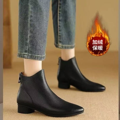 Women's Thick Bottom Vintage Mid-calf Soft Bottom