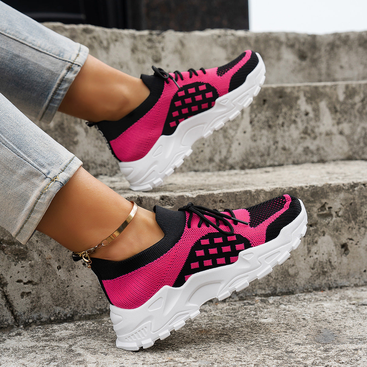 Fashion All-match Sneaker Platform Casual And Comfortable